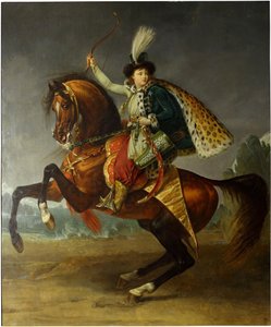 Equestrian Portrait of Prince Boris Yusupov by Antoine Jean Gros